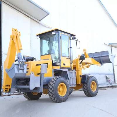 Mini Skid Steer Backhoe loader mini wheel loader for sale