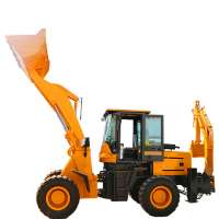 China made  37kw power hydraulic mini backhoe loader wheel loader for sale