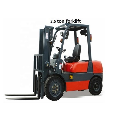 Automatic transmission diesel forklift machines with 2.5ton fork lift truck