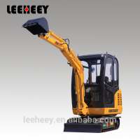 LH18 leeheey brand 1.8 ton made in China diesel engine backhoe mini excavator