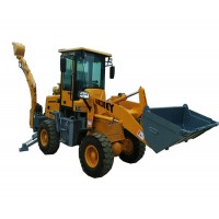 China diesel engine power small wheel loader backhoe loader for sale